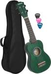 CASCHA HH 3963 Soprano Ukulele Green Set