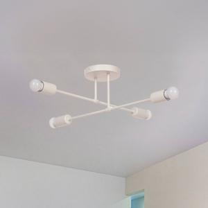 Stropné svietidlo Cambridge, 4 svetlá, piesková farba, kov