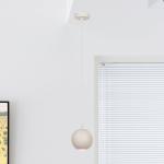 Závesné svietidlo Midway, 1 svetlo, piesková farba, kov, GU10