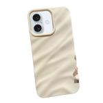 Puzdro Wave TPU iPhone 16 - béžové