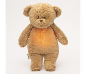 Moonie Moonie - Uspávadlo s melódiou a svetlom medvedík 2.0 organic cappuccino