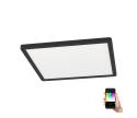 Eglo 900093 - LED RGBW Stmievateľné stropné svietidlo ROVITO-Z LED/14,6W/230V čierna