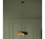 Eglo 390393 - Luster na lanku SACEDA 1xE27/40W/230V 53 cm čierna/zlatá