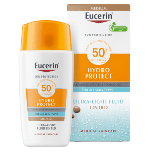 EUCERIN Sun ultra ľahký fluid SPF 50+ stredne tmavý 50 ml