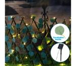 B.V.  - LED Solárna reťaz 56xLED/2x0,4m IP65 teplá biela eukalyptus