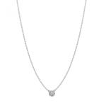 Rosato Minimalistický strieborný náhrdelník Bianca RZBI54