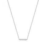 Rosato Strieborný náhrdelník s kubickými zirkónmi Bianca RZBI56