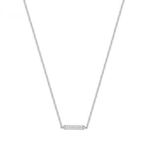 Rosato Strieborný náhrdelník s kubickými zirkónmi Bianca RZBI56