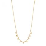 Rosato Pôvabný pozlátený náhrdelník so zirkónmi Vittoria RZVT02