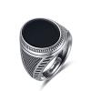 Diverse Strieborný nastaviteľný prsteň pre mužov DI0R0007