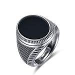 Diverse Strieborný nastaviteľný prsteň pre mužov DI0R0007