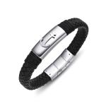 Diverse Pánsky kožený náramok Kotva B1000161