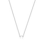 S`Agapõ Oceľový náhrdelník Mesiac Click SCK07