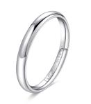 S`Agapõ Minimalistický oceľový prsteň pre ženy For Love SFV41 58 mm