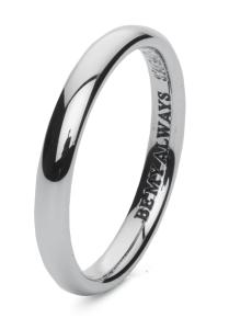 S`Agapõ Dámsky snubný prsteň z ocele For Love SFV35 54 mm