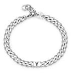 S`Agapõ Pánsky oceľový náramok s písmenom Y Monogram SMG33