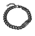 Diverse Výrazný oceľový náramok pre mužov Pancer B1000763