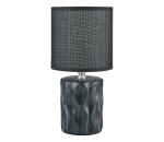 Zuma Line Zuma Line HS8603-BL - Stolná lampa 1xE14/40W/230V čierna/dekor mramoru