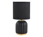 Zuma Line Zuma Line HS8723-BL - Stolná lampa 1xE14/40W/230V čierna/zlatá