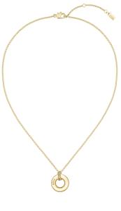 Hugo Boss Fashion pozlátený náhrdelník pre ženy Live 1580684