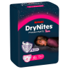 HUGGIES DryNites XL pre dievčatá (13+ rokov) plienkové nohavičky 9 ks