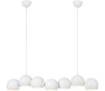 Markslöjd Markslöjd 108859 - Luster na lanku CUPOLO 7xE14/40W/230V biela