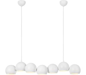Markslöjd Markslöjd 108859 - Luster na lanku CUPOLO 7xE14/40W/230V biela