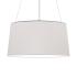 kdln závesné svetlo Tripod, biela, Ø 55 cm, textil
