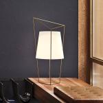 kdln Stolná lampa Tatu, čierna, výška 69 cm, sklo