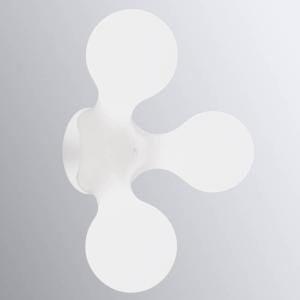 kdln Nástenné svietidlo Atomium, biele, 64 x 52 cm