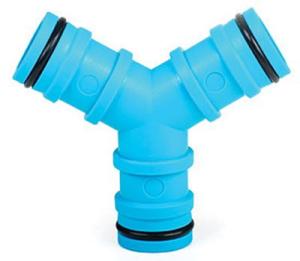 Rozbočovač Ideal Line 57-065, 1", hadicová spojka, 3-way