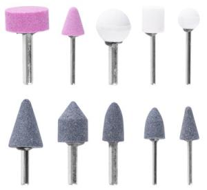 Sada brúsnych teliesok Strend Pro RGT1010, 10-dielna, rotačná