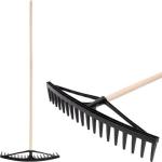 Hrable na seno Longbow, 18-zubé, plastové, s drevenou násadou