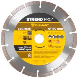 Diamantový kotúč Strend Pro 521A, 180 mm, Segment