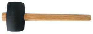 Gumené kladivo, 900 g, drevená rúčka
