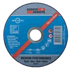 Rezný kotúč na kov KONNER D603 115x1,6x22 mm