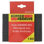 Huba KONER S92 100x70x25 mm, G080, AluOxide