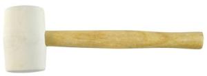 Gumené kladivo WhiteHead, 450 g, drevená rúčka, 310 mm
