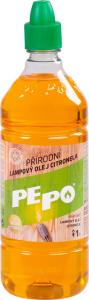 Lampový olej PE-PO, 1L, prírodný, repelentný, proti komárom, Citronella