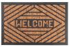 Rohožka pred dvere Welcome 3 – 40x60 cm, hnedá