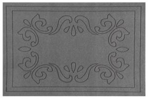 Rohožka pred dvere KHR002-02 – sivá, 40x60 cm