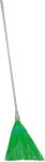 Metla Cleonix 3806G, SorgoSkew, zelená, kovová násada 153 cm, šikmá, 41×45 cm