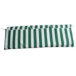 Sedák GARFIELD na záhradnú hojdačku, zeleno-biely