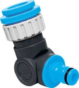 Adaptér AQUACRAFT 550342, 1/2"-3/4"-1", 360, 180, samec