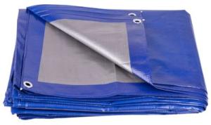 Nepremokavá krycia plachta Tarpaulin Profi 2x3 m, 140 g/m², modrá, s okami