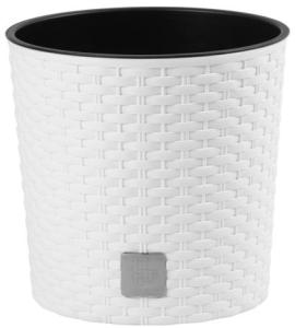 Kvetináč s vložkou RATO Round 200 – biely