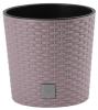 Kvetináč s vložkou RATO Round 200 – mocca