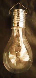 Solárna žiarovka Acrux 22 cm – 4x LED, číra, balenie 24 ks