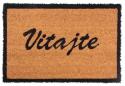 Rohožka pred dvere RBC 199 Vitajte – hnedá, 40x60 cm
