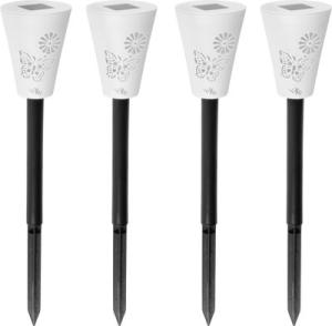 Solárna lampa Sargas 7x35 cm – 2 LED, 4 ks